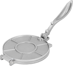 Heavy Duty 7.7in Aluminum Tortilla Press for Home Use