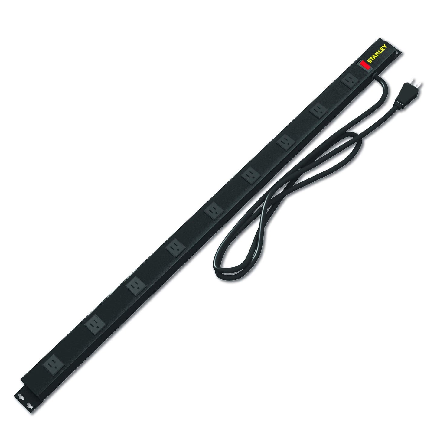 31610 SurgeMax Pro 9 Outlet Metal Surge Protector, Black, 6 ft
