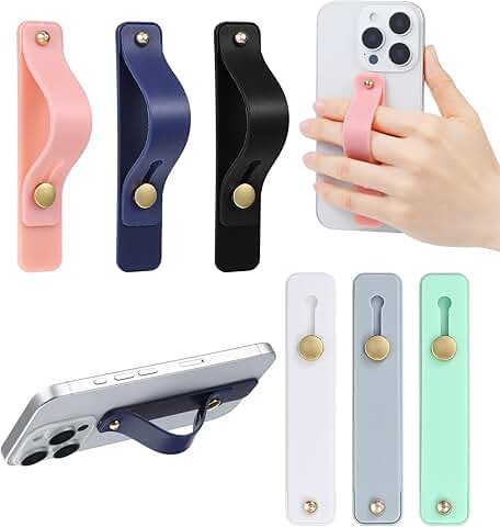 Six Silicone Phone Straps for Most Smartphones