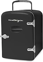 Mini Fridge and Heater with 6-Can Capacity