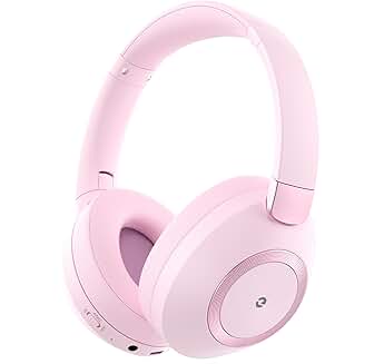 Wireless Over-Ear Headphones with Noise Cancellation and Long Battery Life