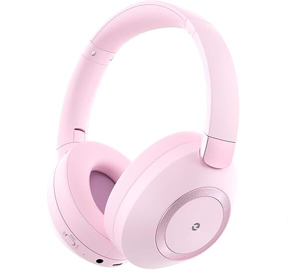 Wireless Over-Ear Headphones with Noise Cancellation and Long Battery Life