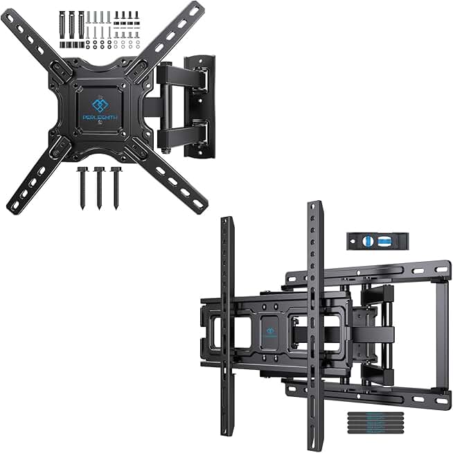 Full Motion Wall Mount for 26-65 Inch Flat and Curved TVs