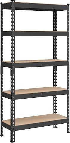 5-Tier Adjustable Storage Shelves, 2310 lb Capacity