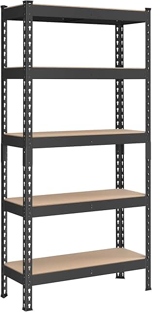 5-Tier Adjustable Storage Shelves, 2310 lb Capacity