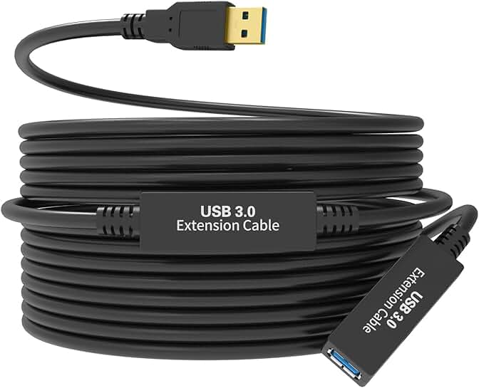 USB 3.0 Extension Cable with Signal Boosters