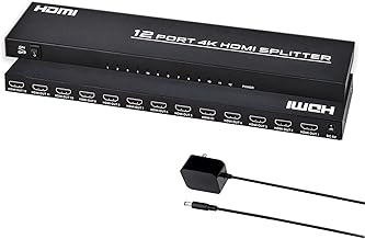 HDMI Splitter 1 in 12 Out for 4K Video Display