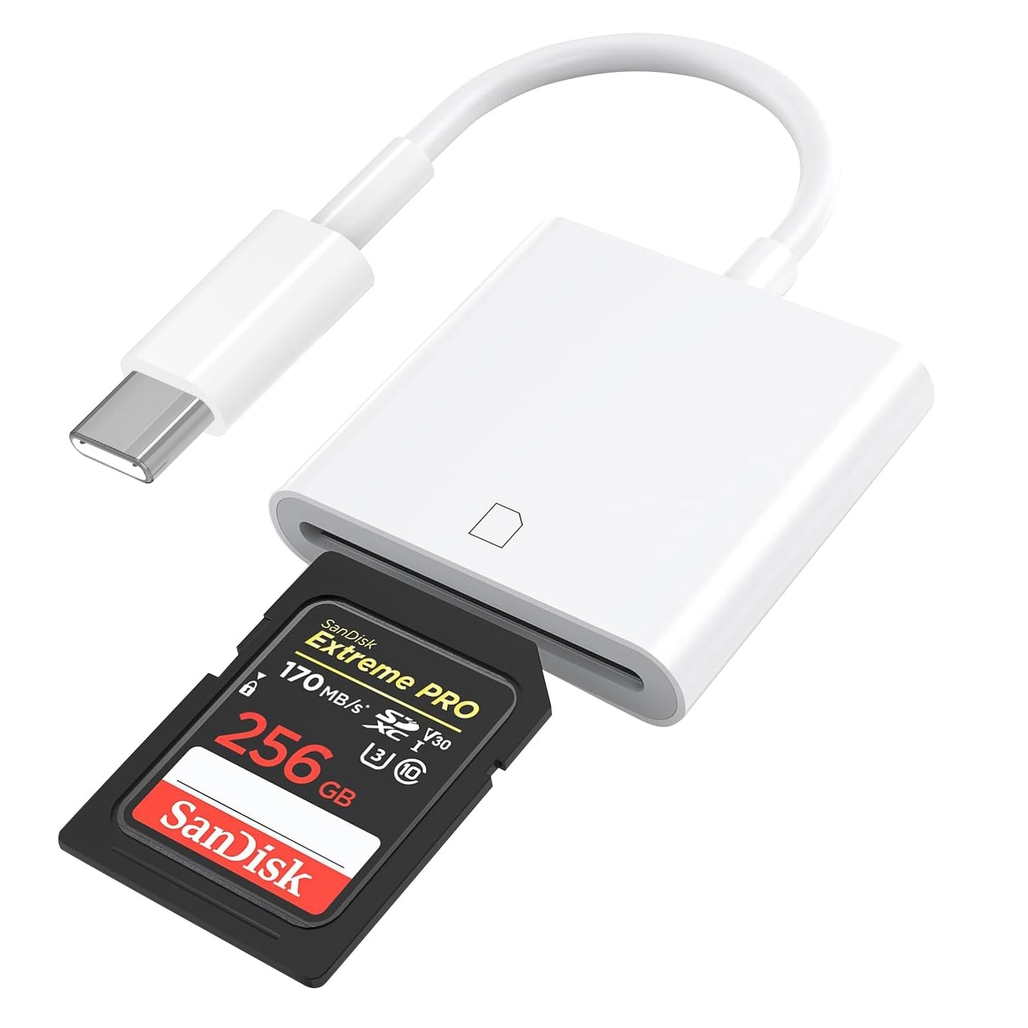 USB C SD Card Reader for iPhone and iPad