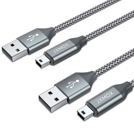 Mini USB Charging Cable, 3.3ft, 2 Pack
