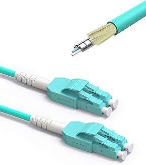 Multimode LC to LC Fiber Patch Cable 50ft