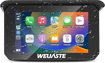 5-inch IPS Touch Screen for Motorcycle with Wireless CarPlay and Android Auto