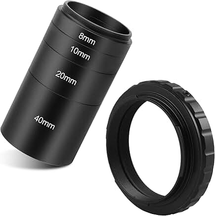 Astronomical T2-Extension Tube Kit for Cameras and Eyepieces