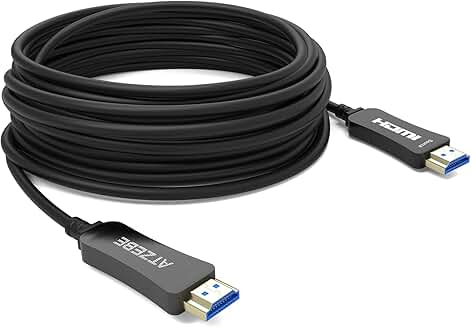 Fiber Optic HDMI Cable 328ft for 4K HDR and 3D