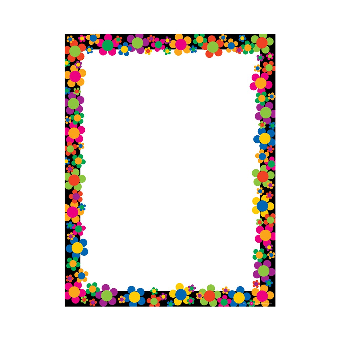 Neon Flower Power Decorative Printer Paper, 8.5 x 11, 50 Sheets