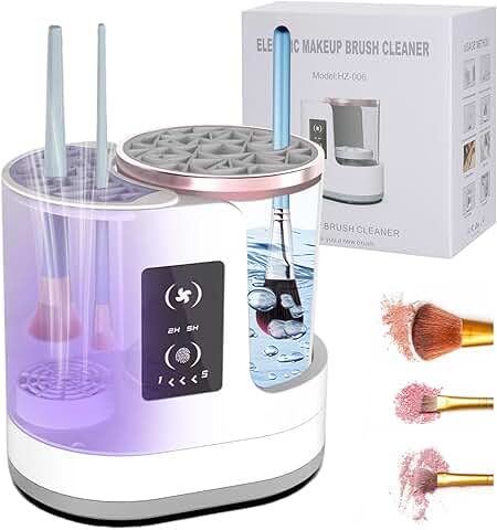 3-in-1 Electric Makeup Brush Cleaner, Dryer, and Holder