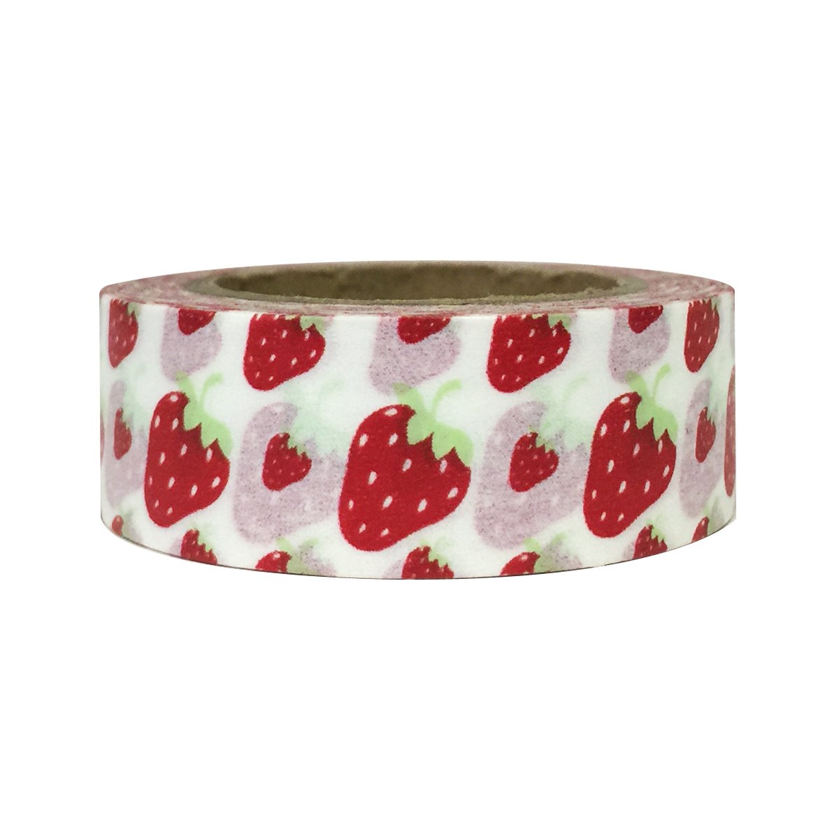 Decorative Washi Tape with Strawberries Design