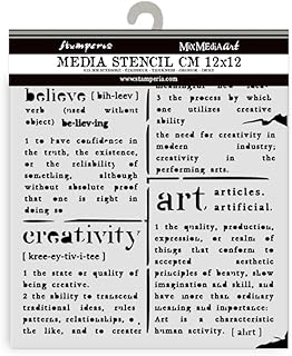 Thick Stencils for Scrapbooks, Albums, Cards, and Crafts