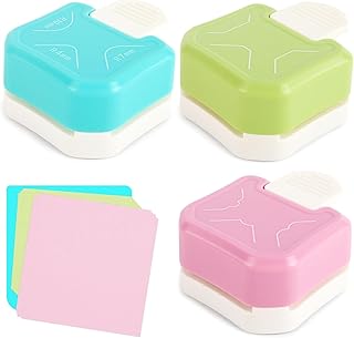 3-Piece Corner Punch Set for Scrapbooking and Crafts