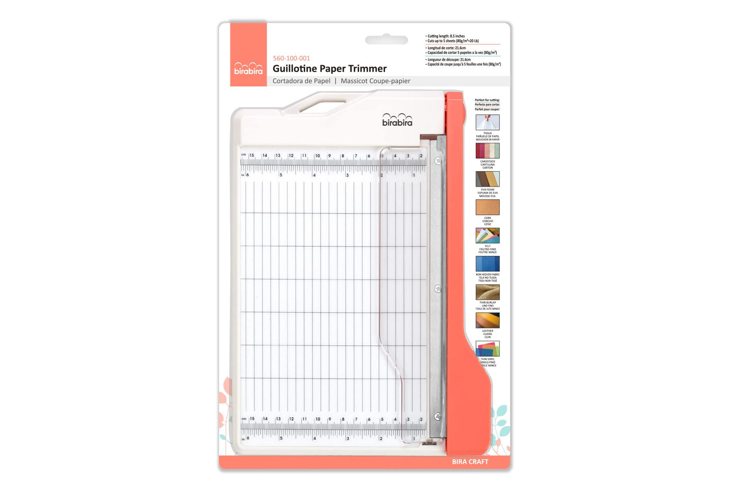 8.5-inch Guillotine Paper Cutter for Crafts and Photos