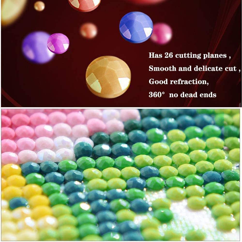 6-Piece 12x16in Diamond Painting Kit for Adults and Children