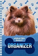 Daily Organizer with Dog and Paw Print Cover
