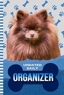 Daily Organizer with Dog and Paw Print Cover