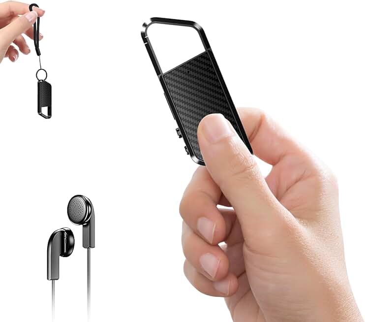 Voice Activated Recorder with 72GB Storage and Playback