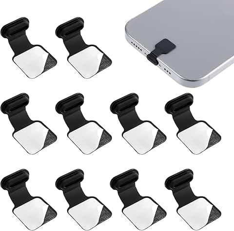 10-Pack Silicone Dust Plugs for USB C Ports