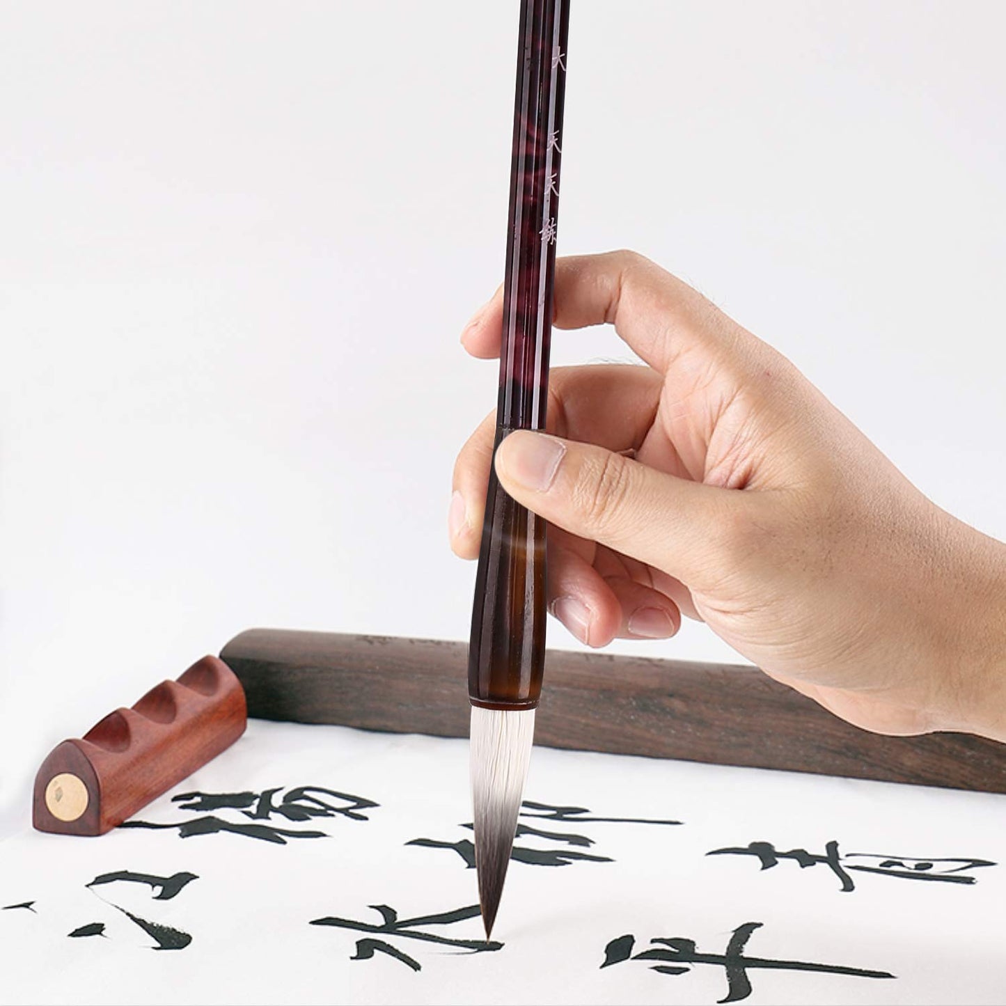 Chinese Calligraphy Brush Sheep and Wolf Hair Small