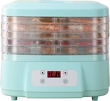 6-Tray Food Dehydrator for Jerky, Fruit, and Snacks