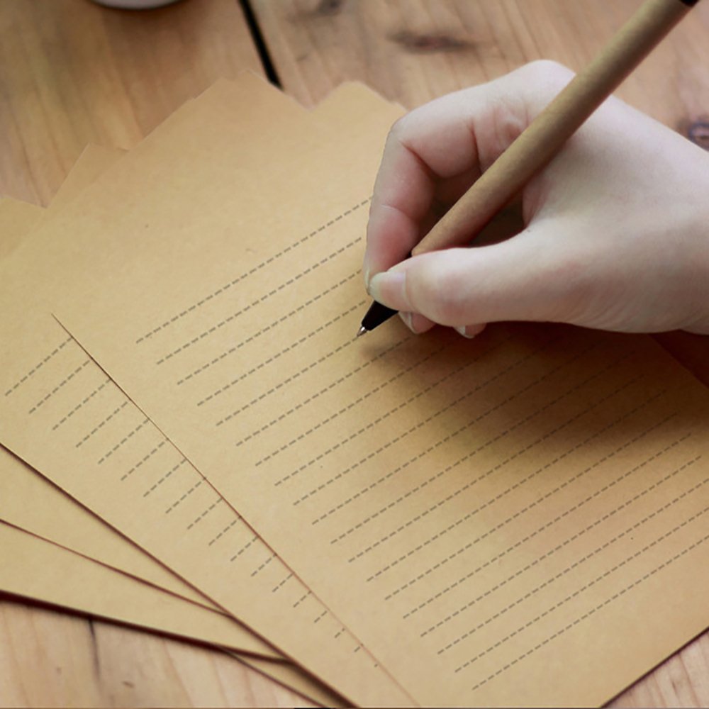 Vintage Kraft Stationery Paper, 100 Sheets, A5, 120gsm
