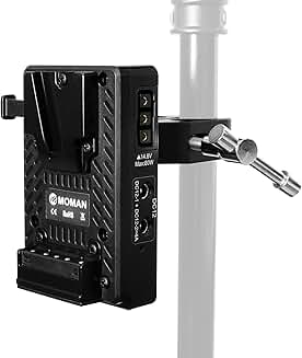 Mini V Mount Battery Plate with Dual USB-C and DC Outputs
