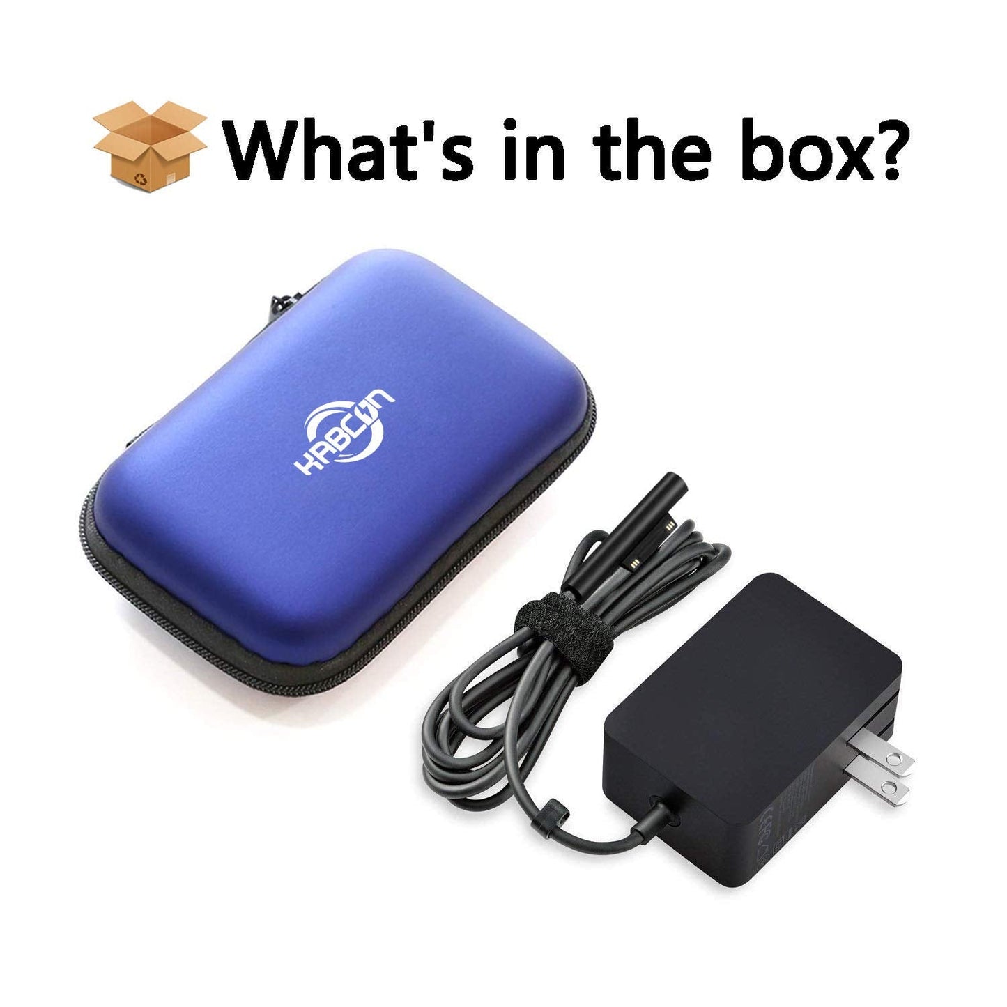 Surface Go Charger,Power Supply Adapter 24W 15V 1.6A Compatible with Surface Go/Go 2/Go 3 Surface Pro 4 Core m3 Surface Pro 3 Core m3 Surface Pro 2017 Core m3 Tablet Surface Laptop Core m3 Travel Bag