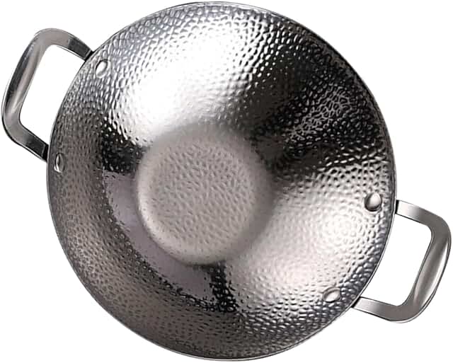 Stainless Steel Double Handle Dry Pot for Cooking