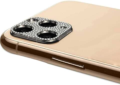 2-Pack 3D Bling Diamond Camera Lens Protectors for iPhone 12 Pro Max