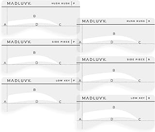 Eyebrow Shaper Stencils Set for Microblading and Brow Shaping