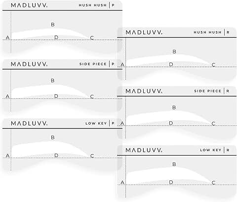 Eyebrow Shaper Stencils Set for Microblading and Brow Shaping
