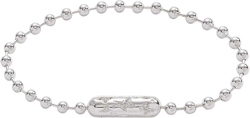Ball Chain Bracelet with Barrel Closure