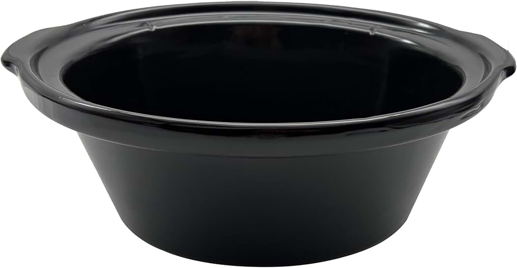 Oval ceramic pot for 7-quart slow cooker