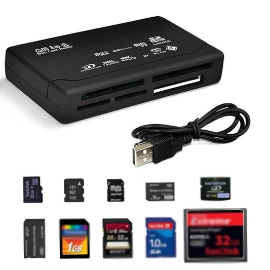 All-in-One USB 2.0 Card Reader and Adapter