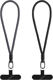 2-Pack Phone Wrist Straps with 360° Rotatable Tethers