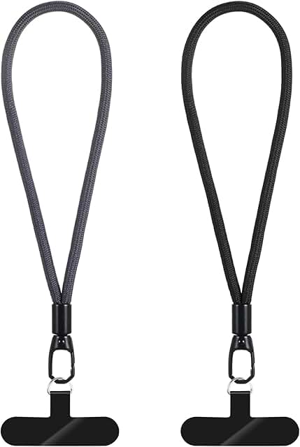 2-Pack Phone Wrist Straps with 360° Rotatable Tethers