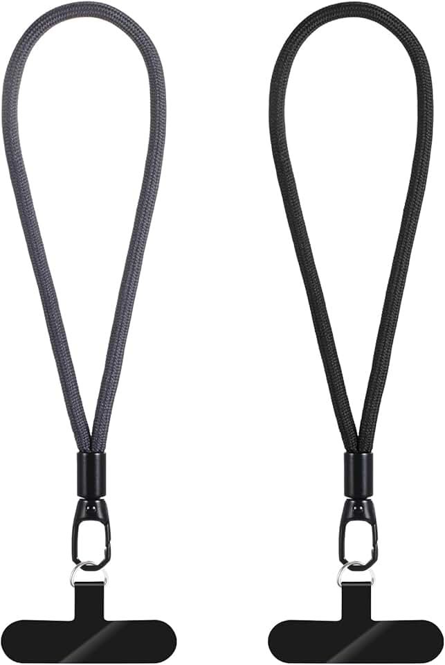 2-Pack Phone Wrist Straps with 360° Rotatable Tethers