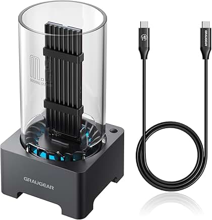 40Gbps M.2 NVMe SSD Enclosure with Cooling Fan