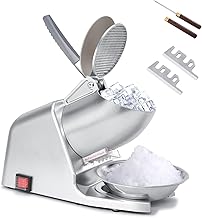 Electric Dual Blade Ice Shaver Machine, 143 lbs/hr