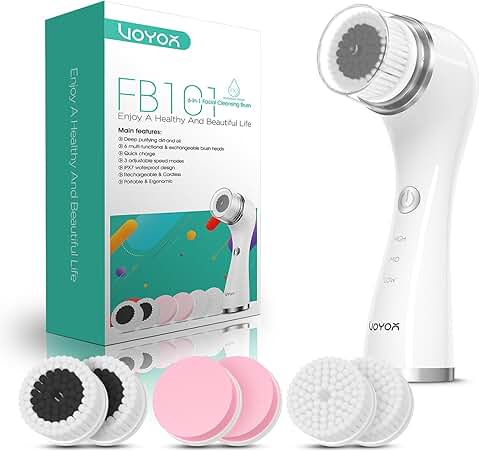 Electric Facial Cleansing Brush for Deep Skin Cleaning