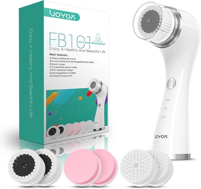 Electric Facial Cleansing Brush for Deep Skin Cleaning