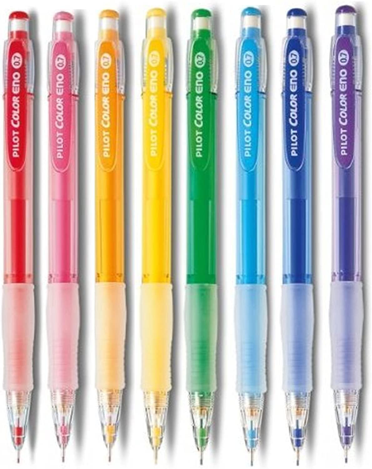 8-Color 0.7mm Automatic Mechanical Pencil Set
