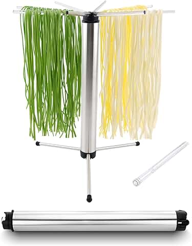 Collapsible Stainless Steel Pasta Drying Rack