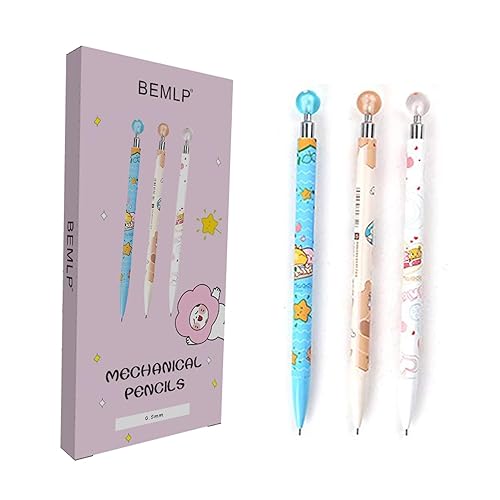 Set of 6 Cute Sushi Food Mechanical Pencils 0.5mm